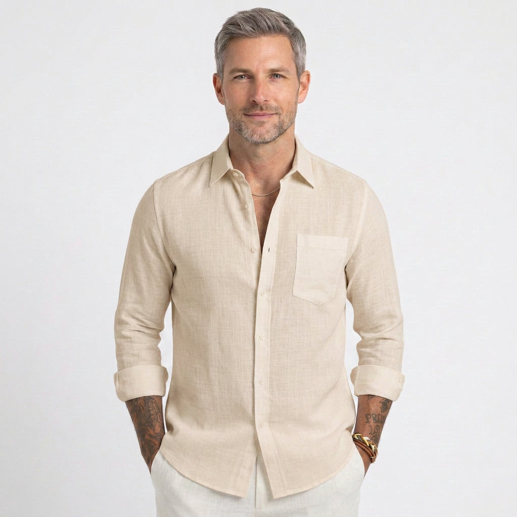 Relaxed Linen Beach Shirt