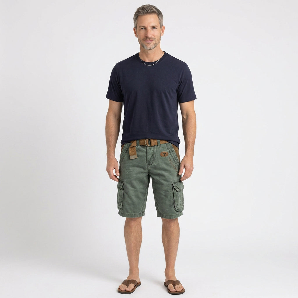 Vintage Utility Cargo Shorts