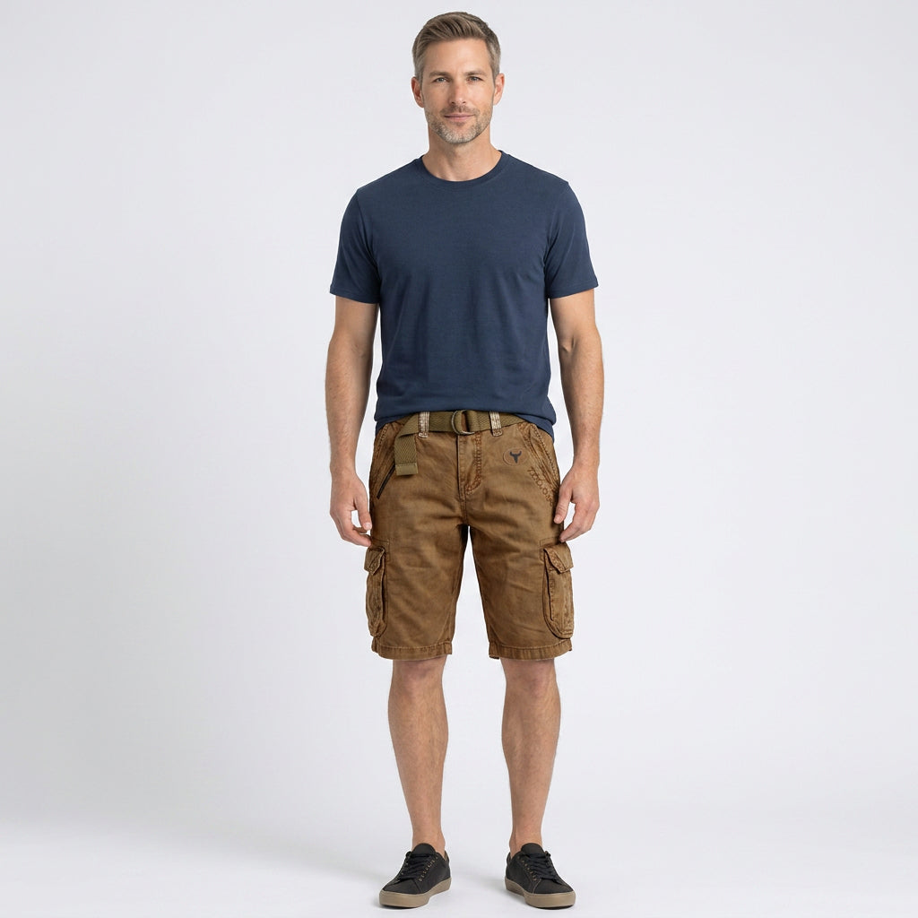Vintage Utility Cargo Shorts