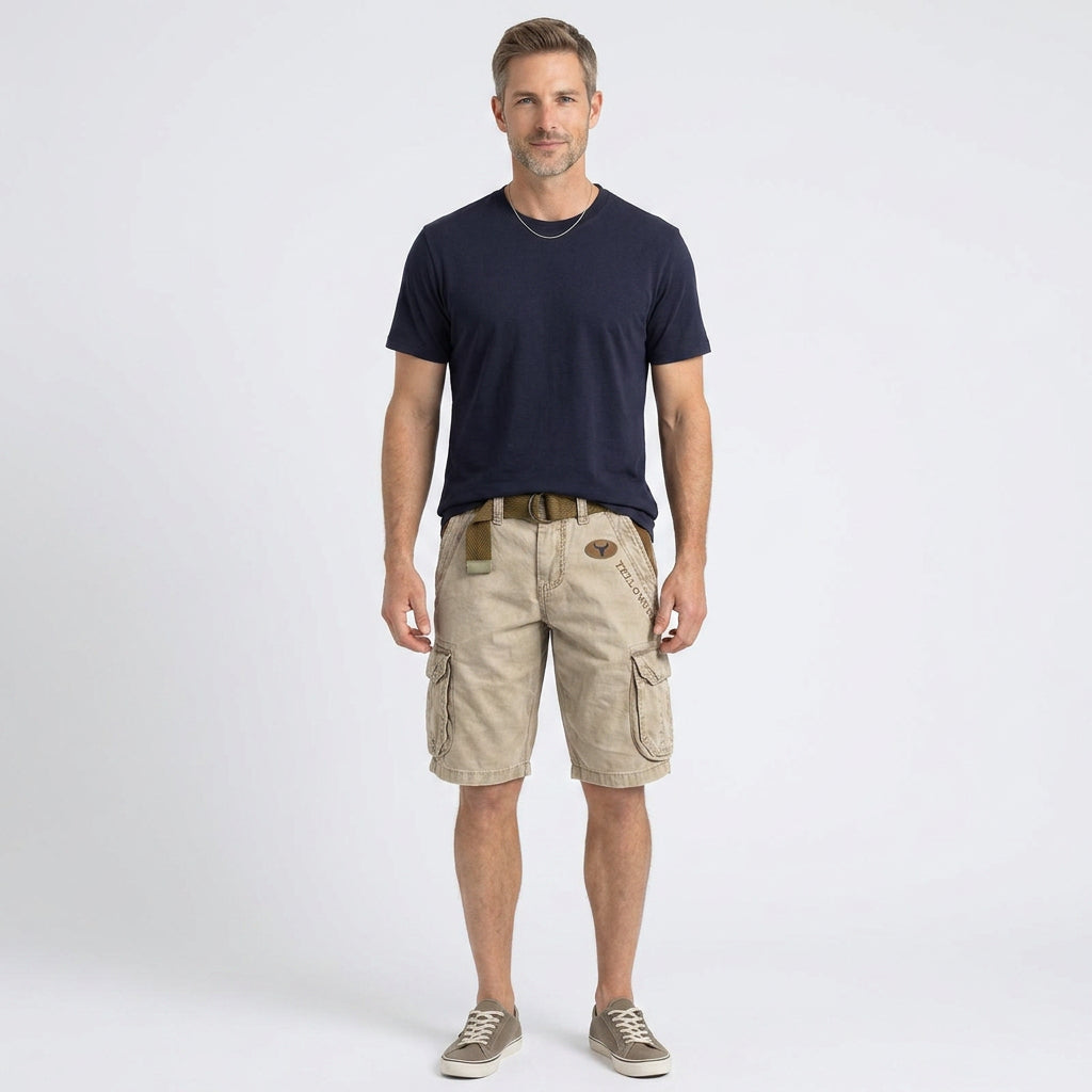 Vintage Utility Cargo Shorts