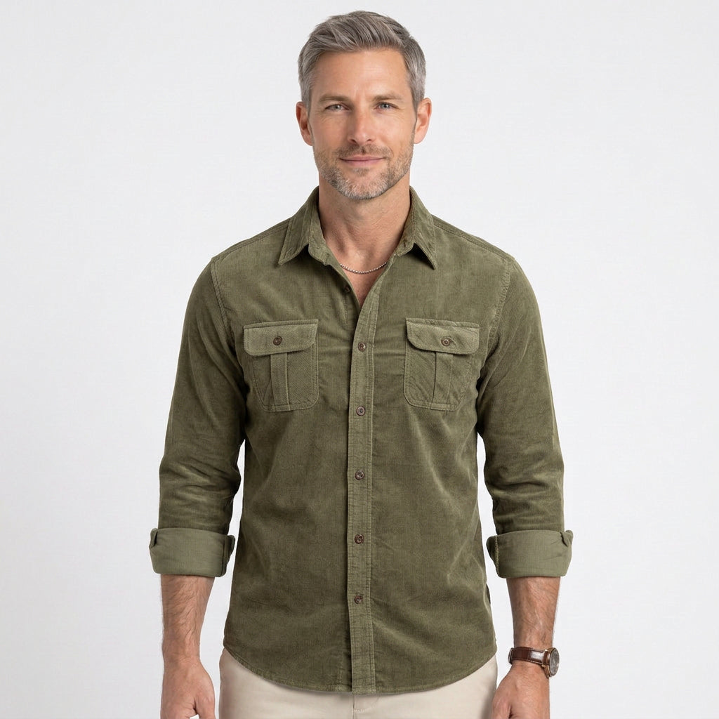 Vintage Corduroy Utility Shirt