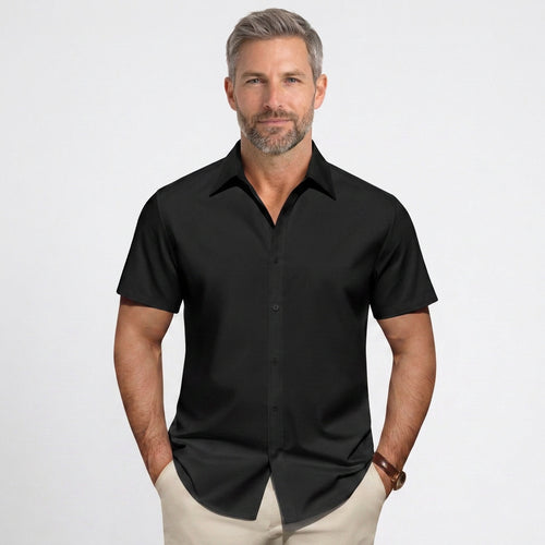 Classic Short Sleeve Button Shirt