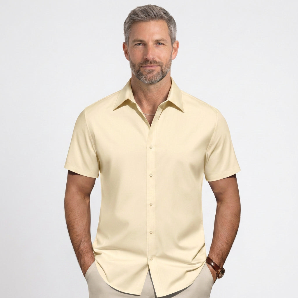 Classic Short Sleeve Button Shirt