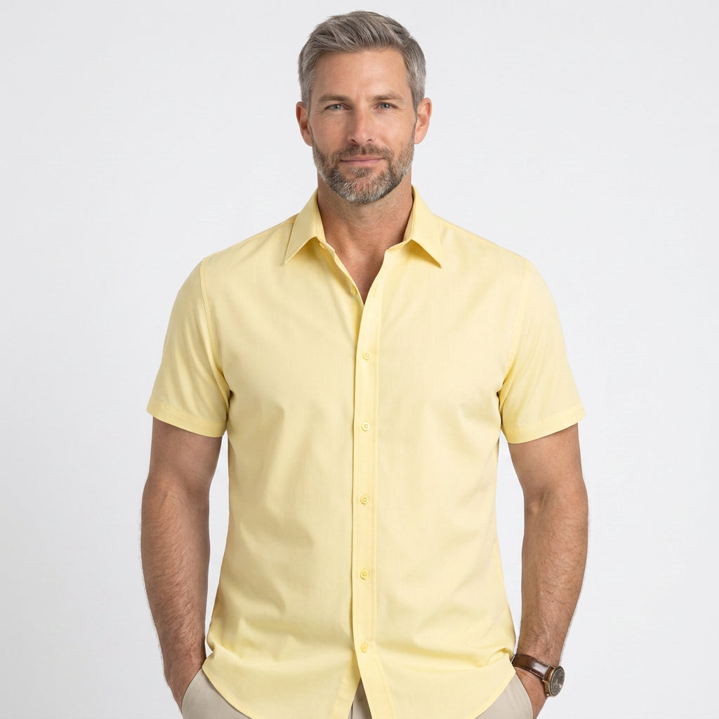Classic Short Sleeve Button Shirt