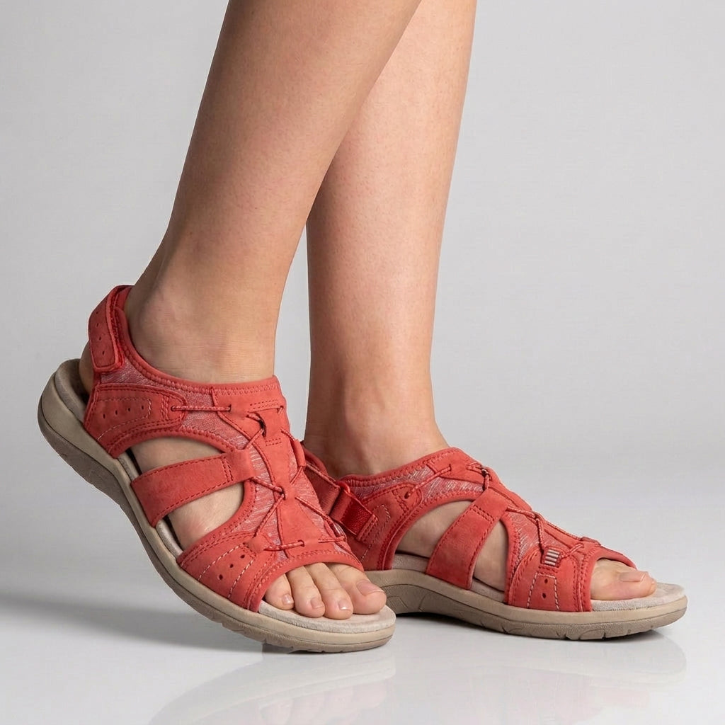 Comfort Strappy Sport Sandals with Open Toe