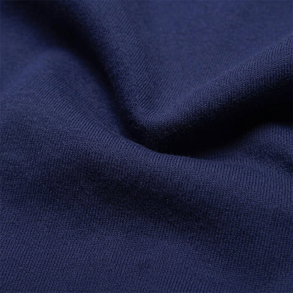 Contrast Collar Long Sleeve Polo Sweatshirt
