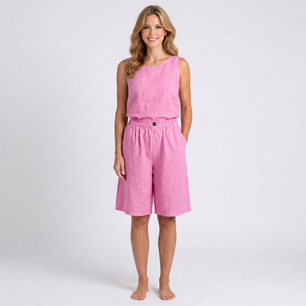 Women’s Elastic Waist Casual Shorts