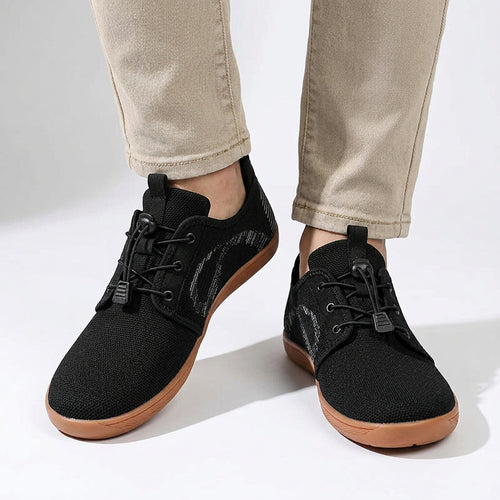Baskets respirantes en maille avec système de lacets à bloqueur