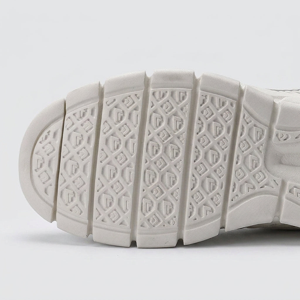 Breathable Knit Mesh Lace-Up Casual Sneakers