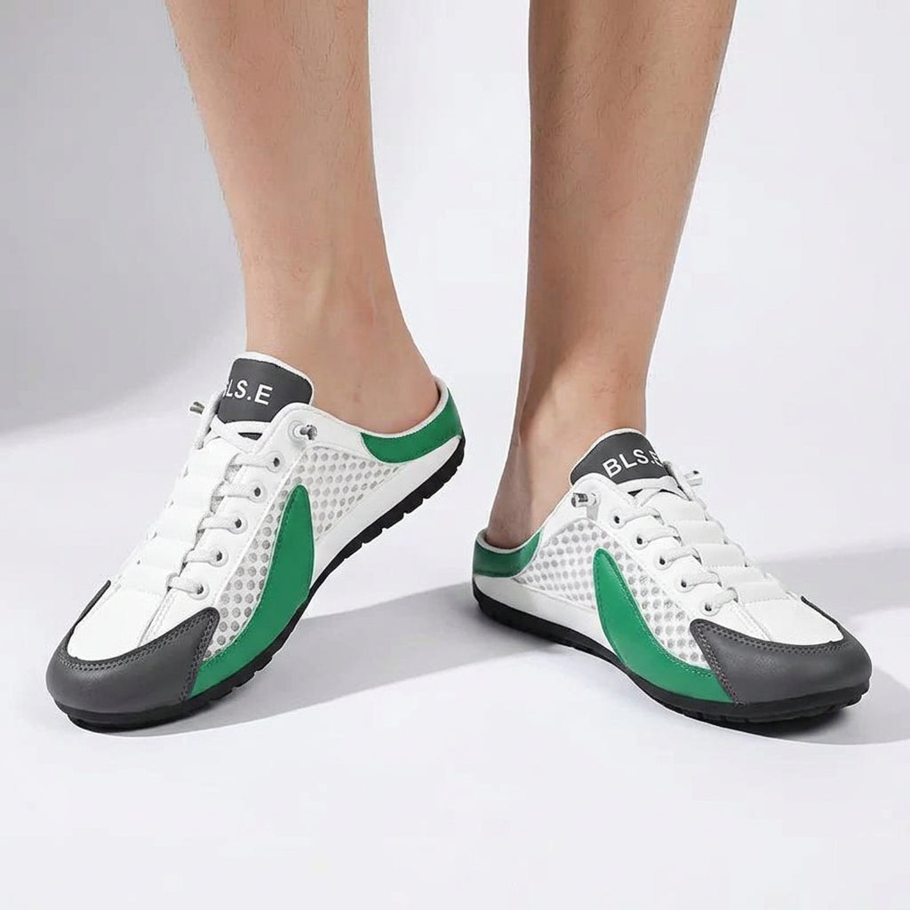 Breathable Mesh Backless Slip-On Mule Sneakers