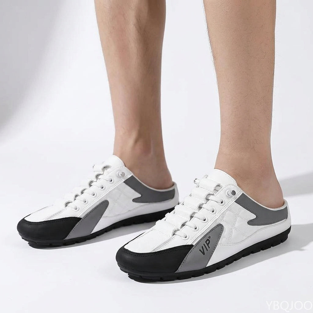 Breathable Mesh Backless Slip-On Mule Sneakers