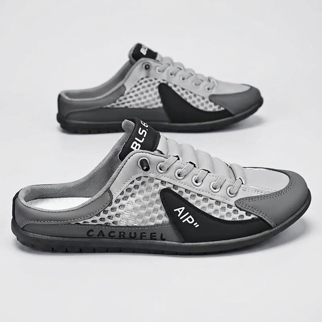 Breathable Mesh Backless Slip-On Mule Sneakers