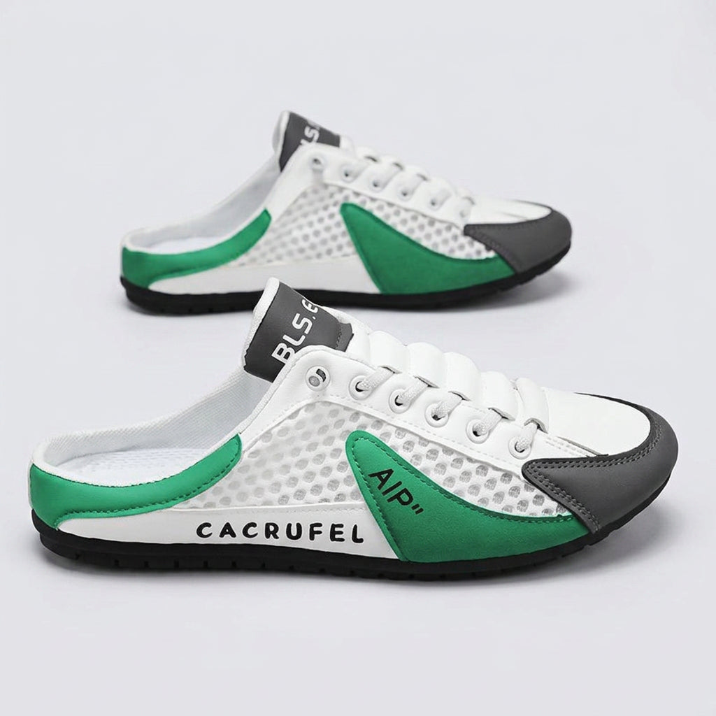 Breathable Mesh Backless Slip-On Mule Sneakers