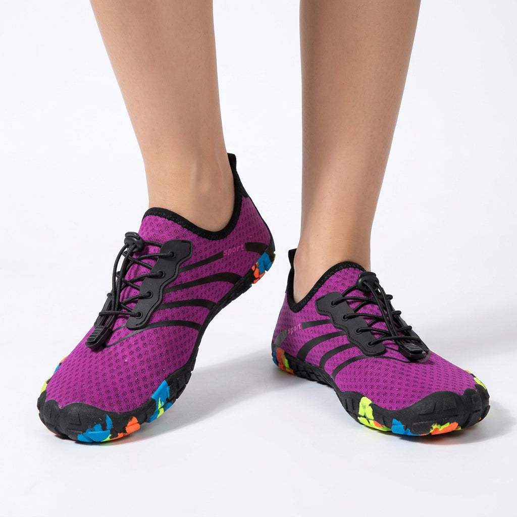 Barefoot Quick-Dry Water Shoes with Bungee Laces