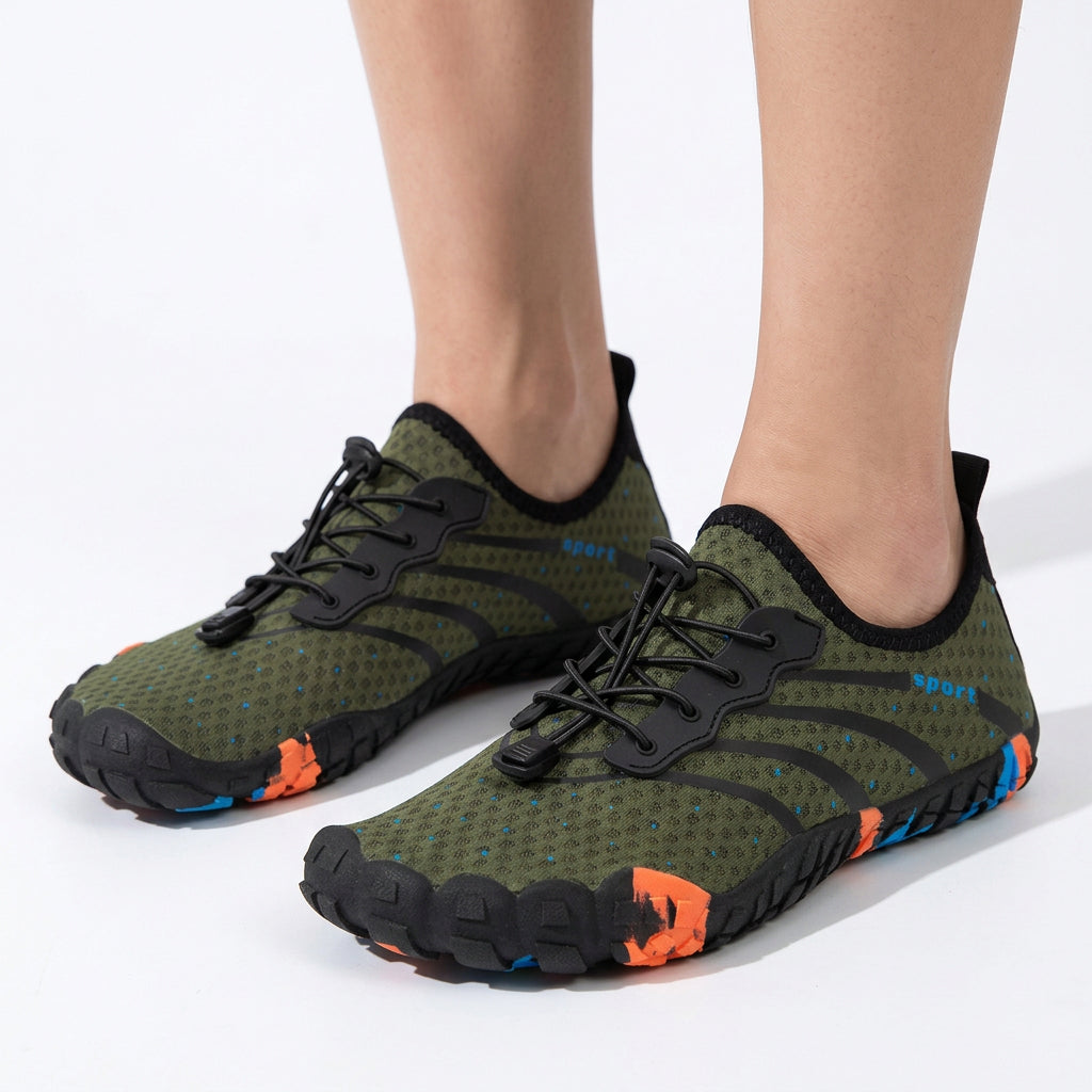 Barefoot Quick-Dry Water Shoes with Bungee Laces