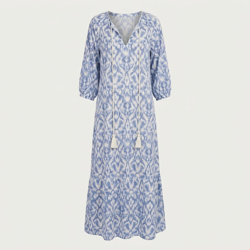 Floral Maxi Dress Women’s V Neck Boho Summer Dress