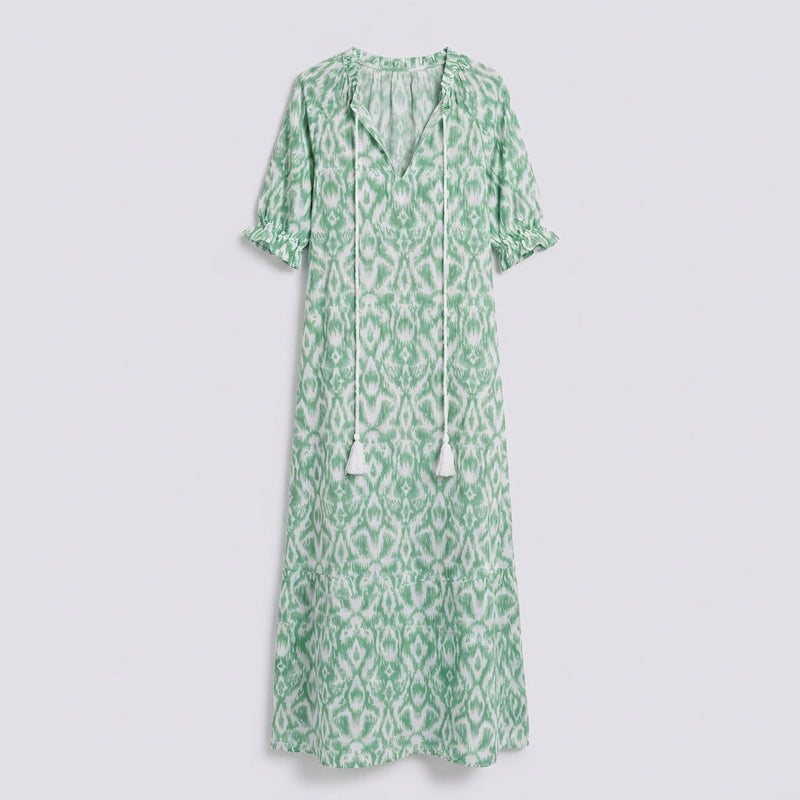Floral Maxi Dress Women’s V Neck Boho Summer Dress