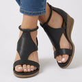 Wedge Sandals Women’s Open Toe Ankle Strap Shoes