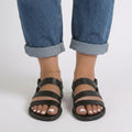 Strap Flat Sandals Women’s Buckle Summer Shoes