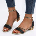 Low Heel Sandals Women’s Ankle Strap Occasion Shoes
