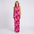 Floral Maxi Dress Women’s Sleeveless Bodycon Occasion Dress