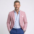 Men’s Patterned Slim Fit Blazer
