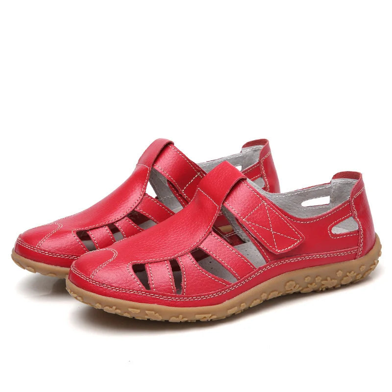 Flats – Cut-Out Strap Slip-On Style
