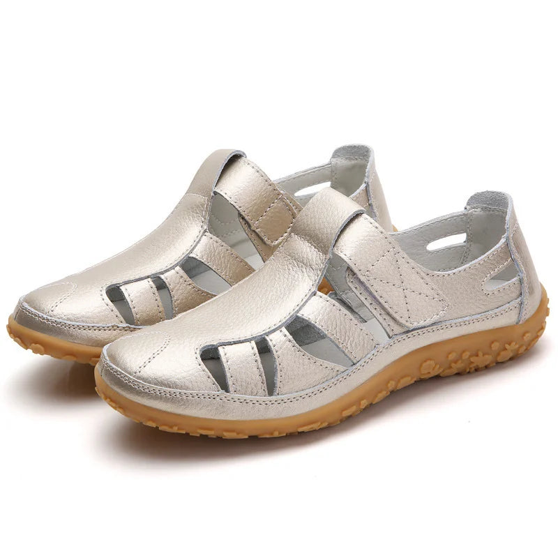 Flats – Cut-Out Strap Slip-On Style