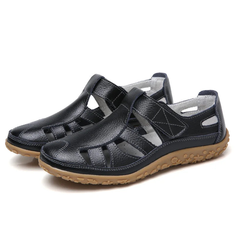 Flats – Cut-Out Strap Slip-On Style