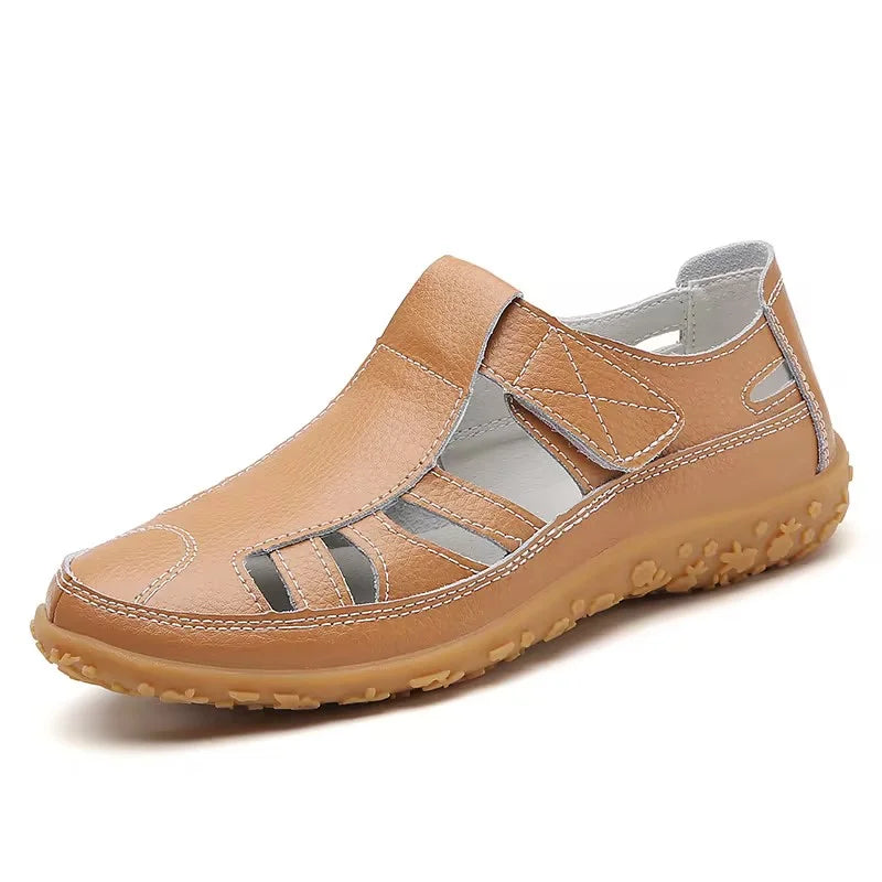 Flats – Cut-Out Strap Slip-On Style