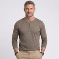 Men’s Long Sleeve Henley Shirt