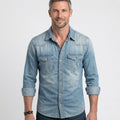 Men’s Slim Fit Denim Shirt