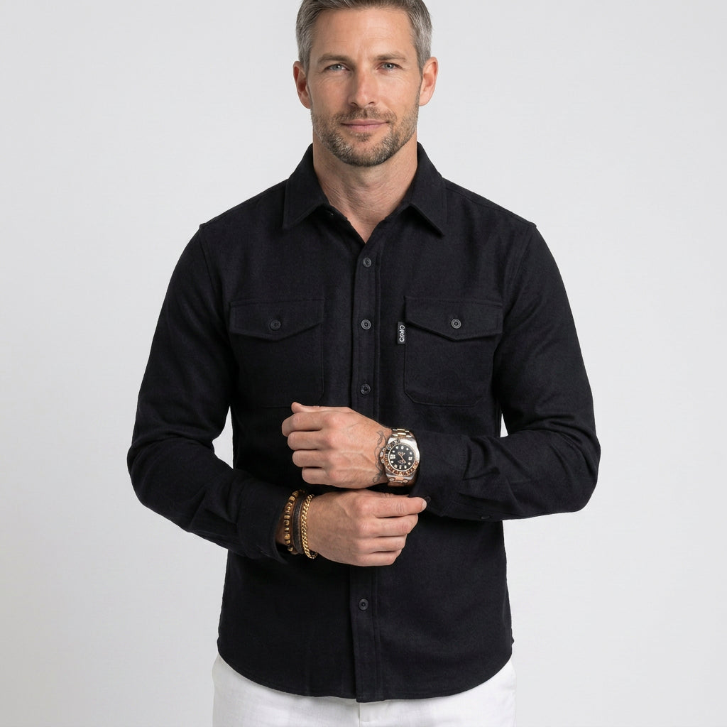 Men’s Button Up Overshirt