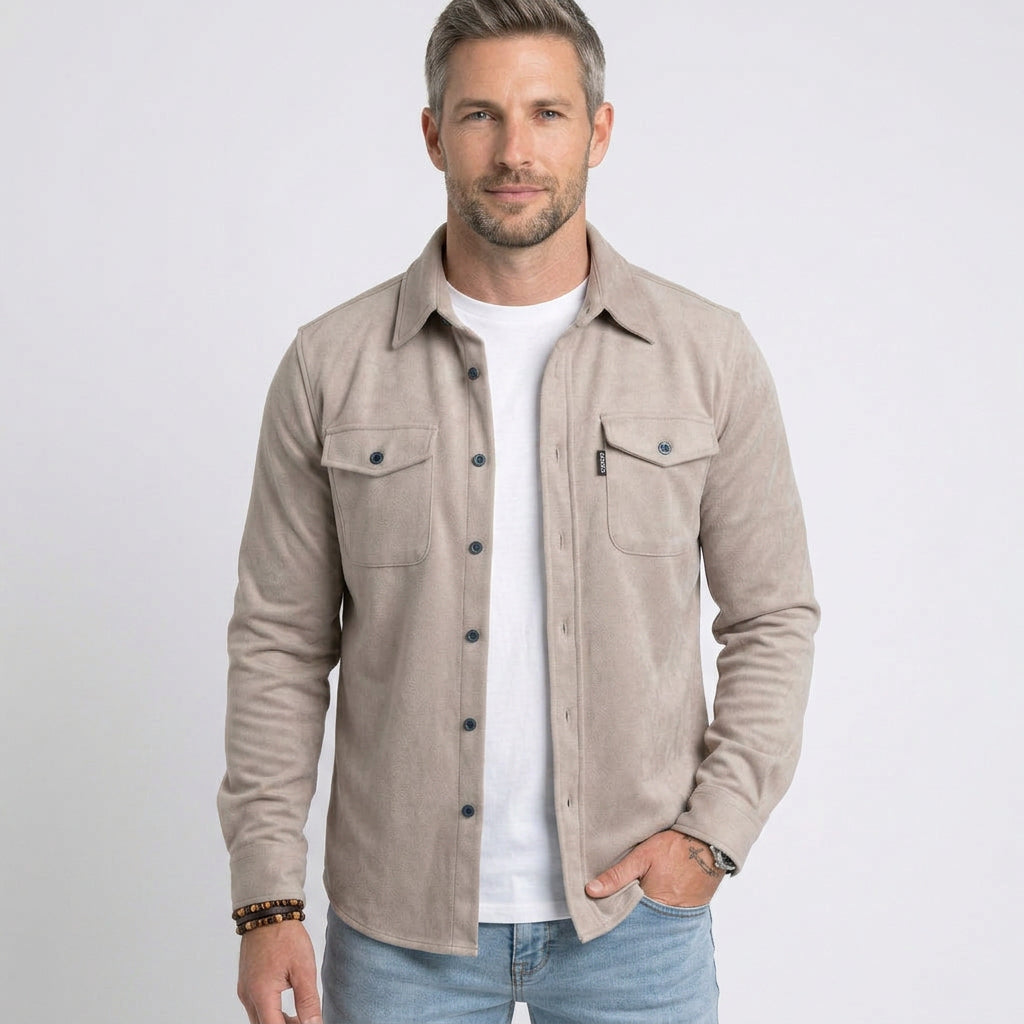 Men’s Button Up Overshirt