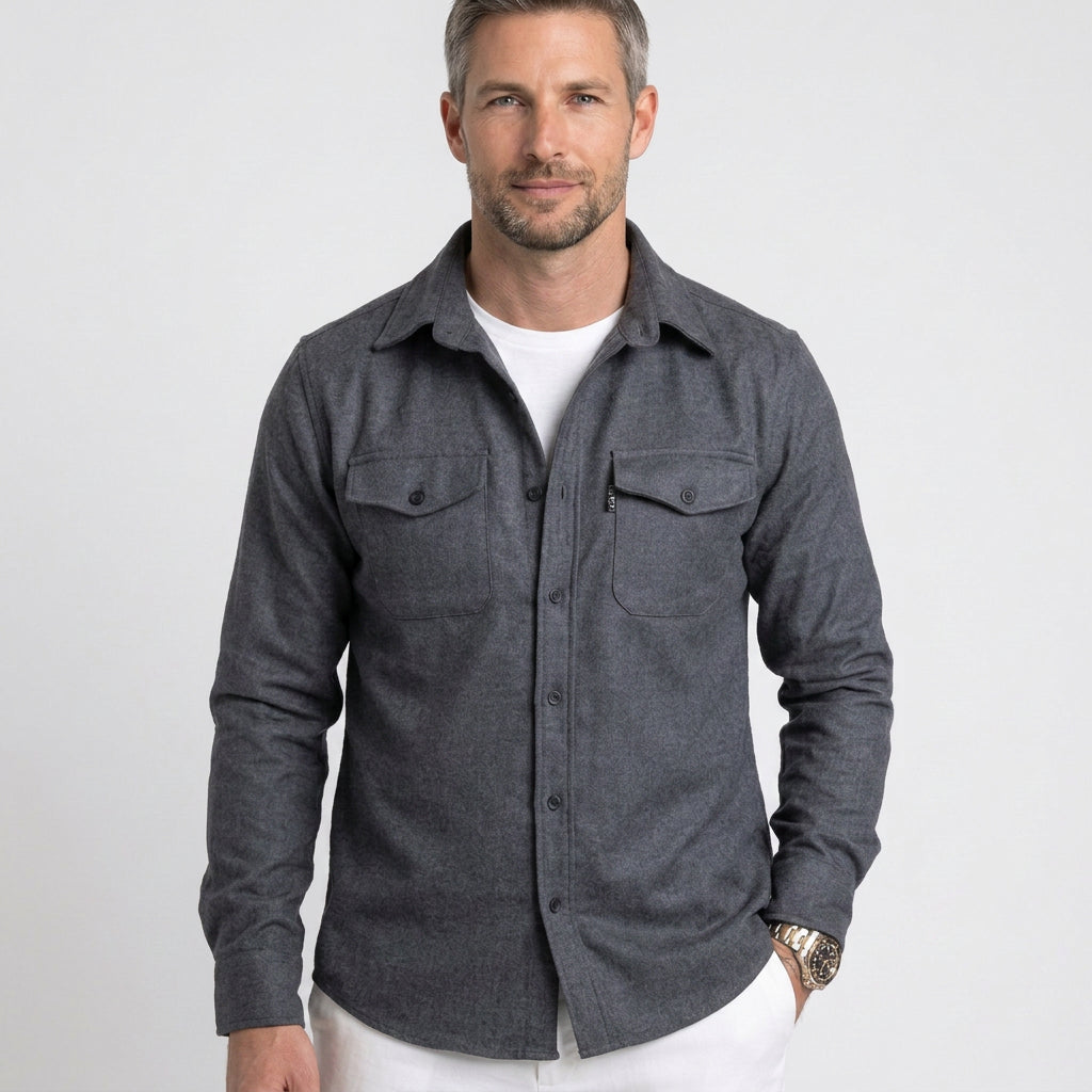 Men’s Button Up Overshirt