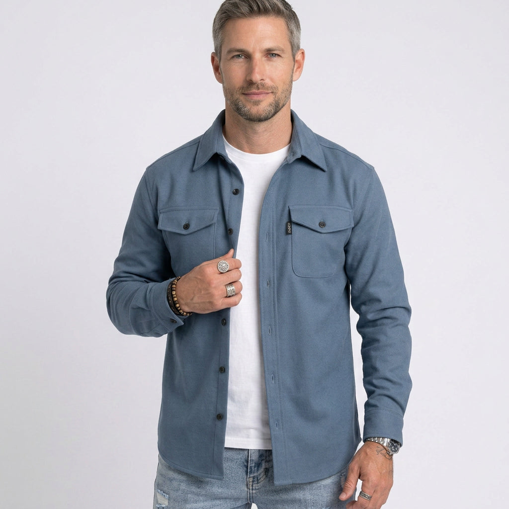 Men’s Button Up Overshirt