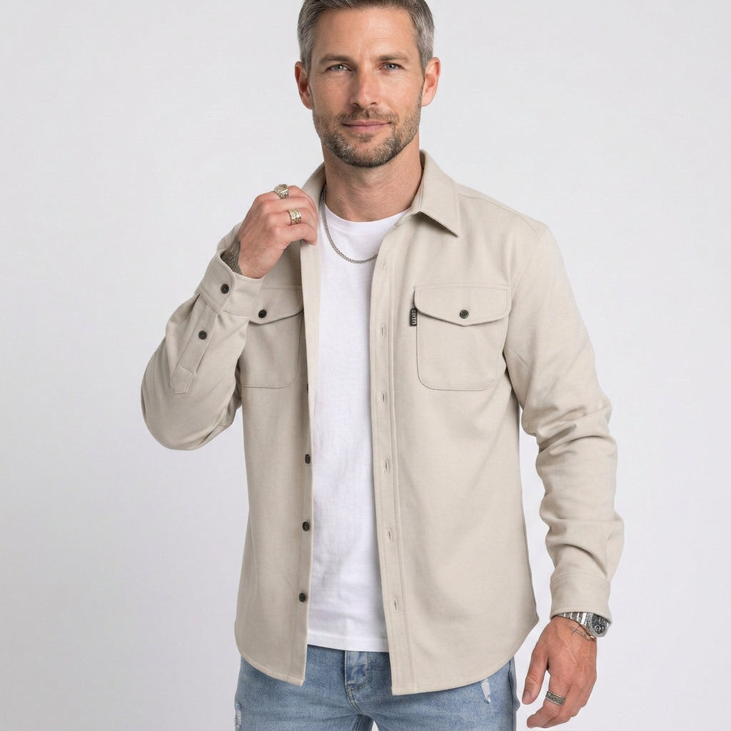 Men’s Button Up Overshirt