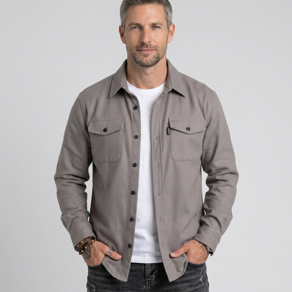 Men’s Button Up Overshirt