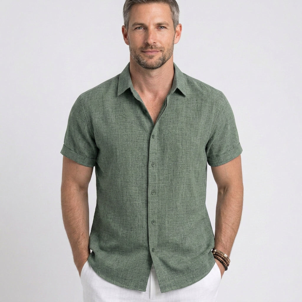 Men’s Short Sleeve Casual Shirt