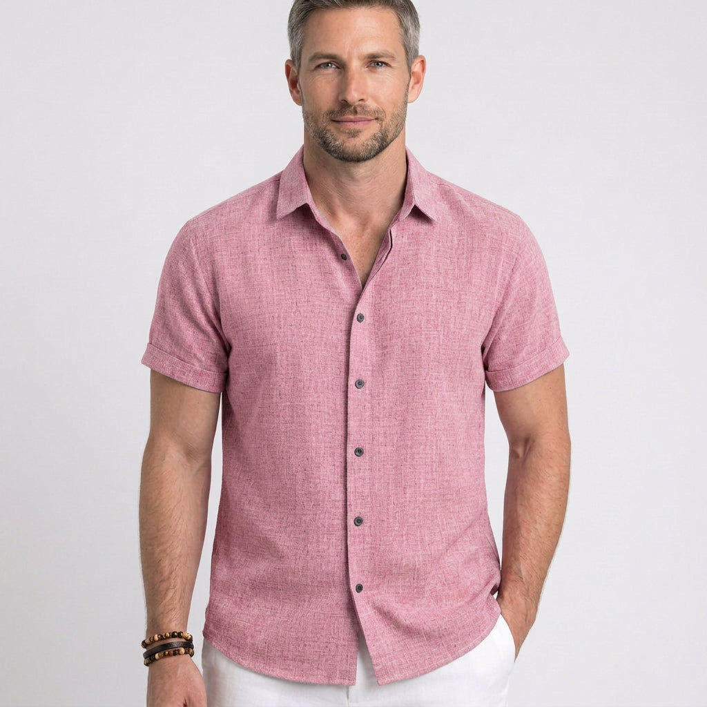 Men’s Short Sleeve Casual Shirt