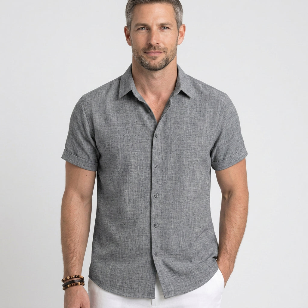 Men’s Short Sleeve Casual Shirt