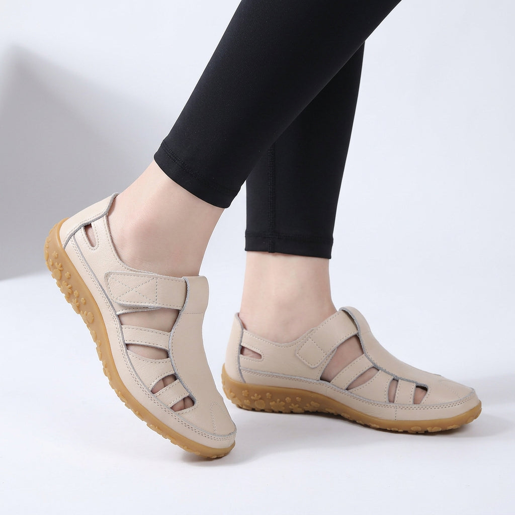 Flats – Cut-Out Strap Slip-On Style