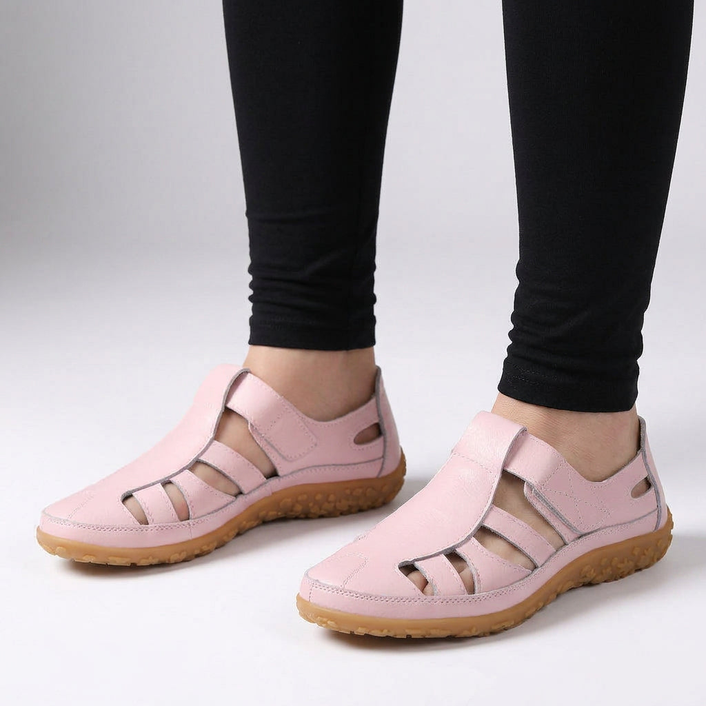 Flats – Cut-Out Strap Slip-On Style