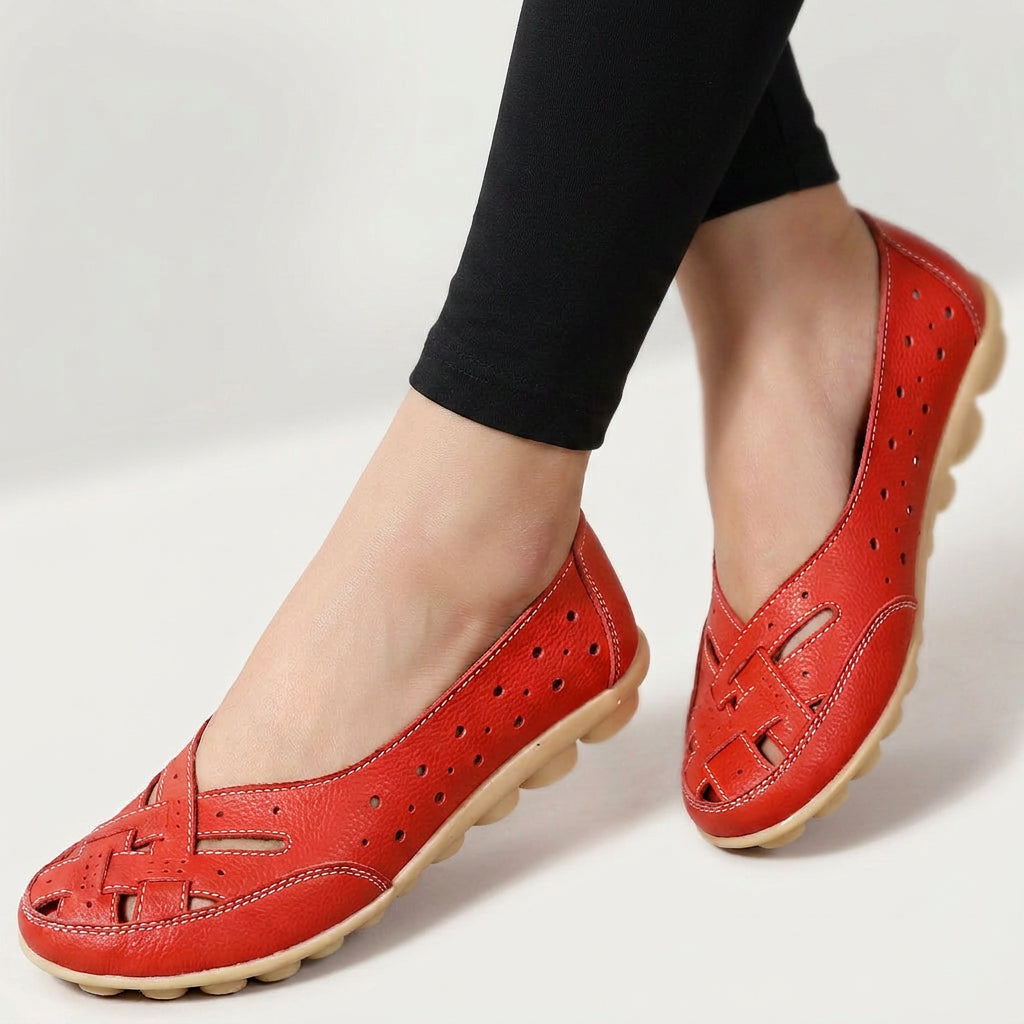 Flats – Perforated Cut-Out Slip-On Style
