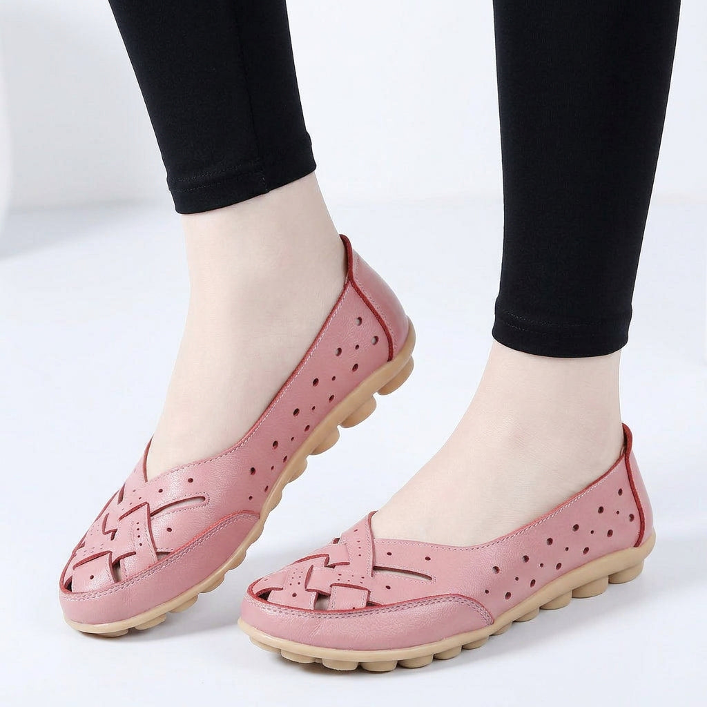 Flats – Perforated Cut-Out Slip-On Style
