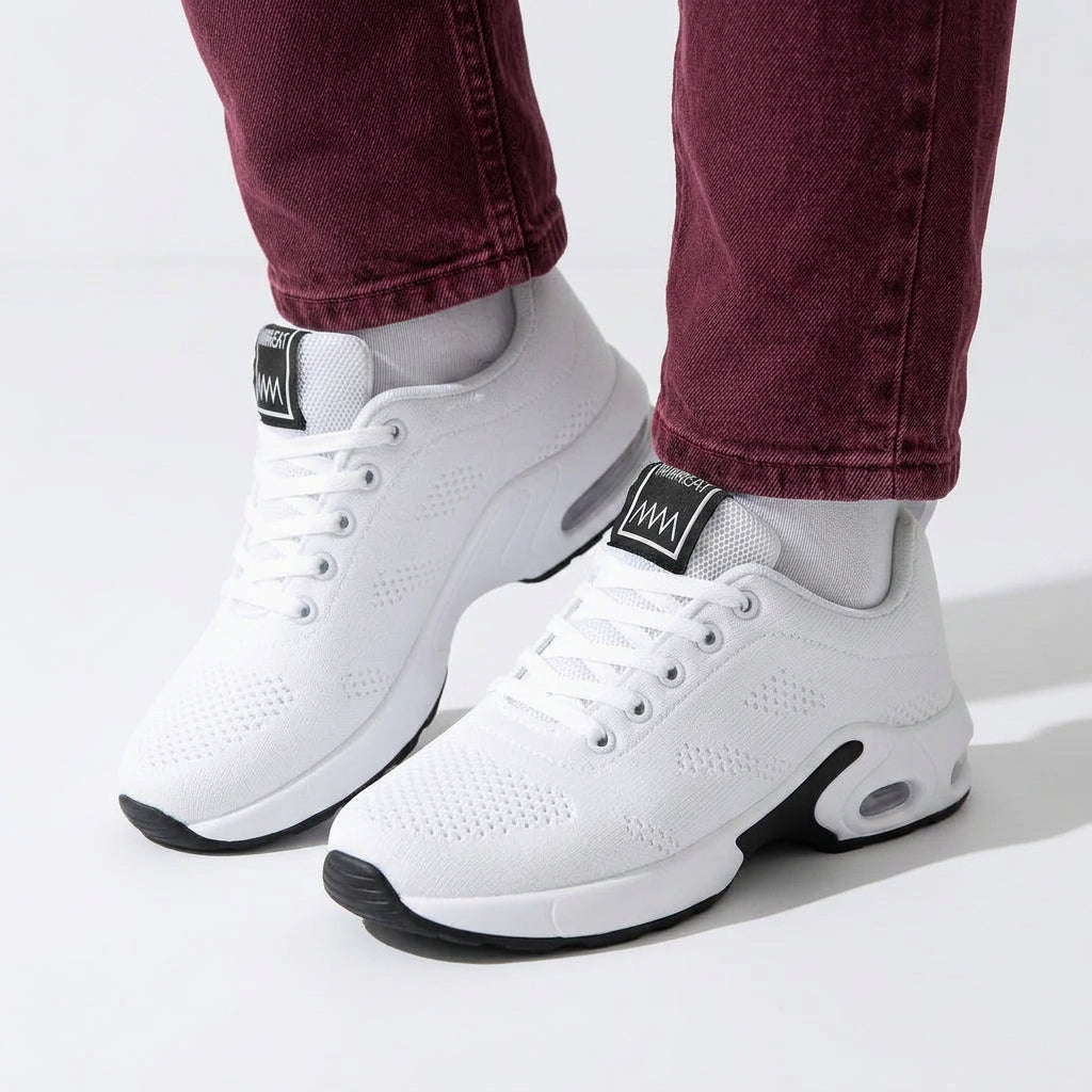 Sneakers – Knit Lace-Up Chunky Sole Style