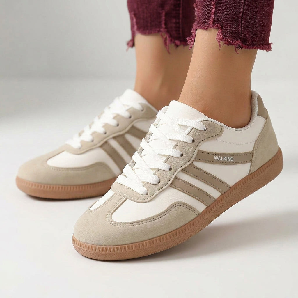 Sneakers – Lace-Up Low Top Casual Style