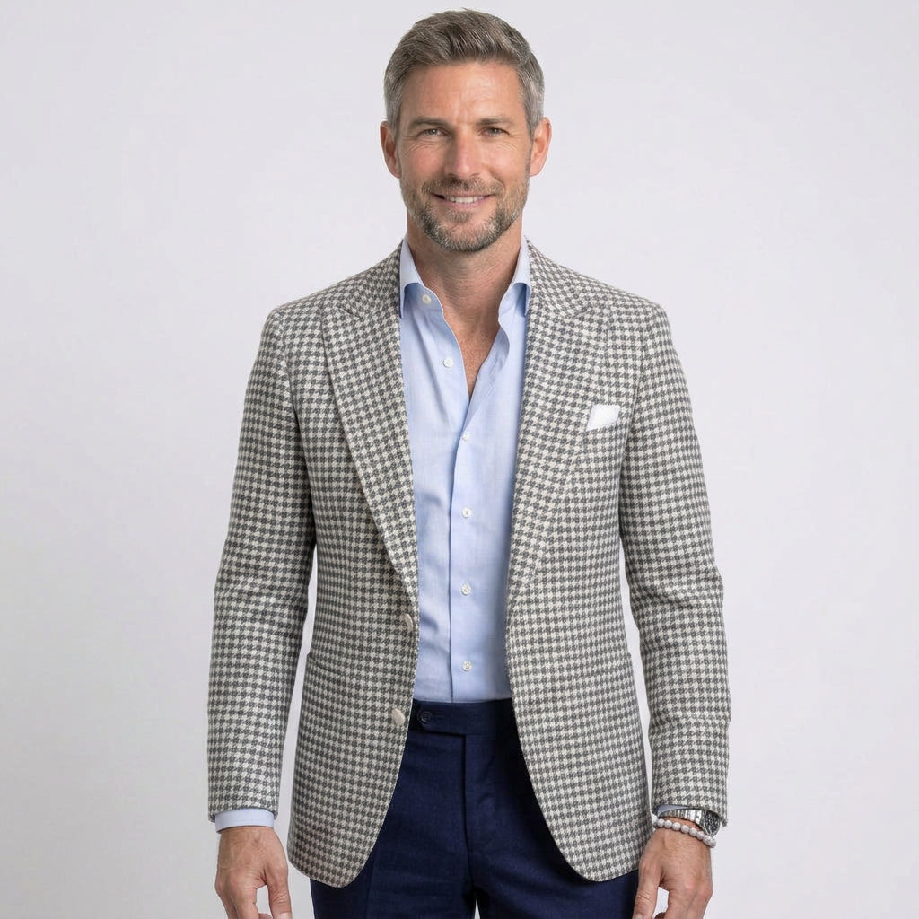 Men’s Patterned Slim Fit Blazer