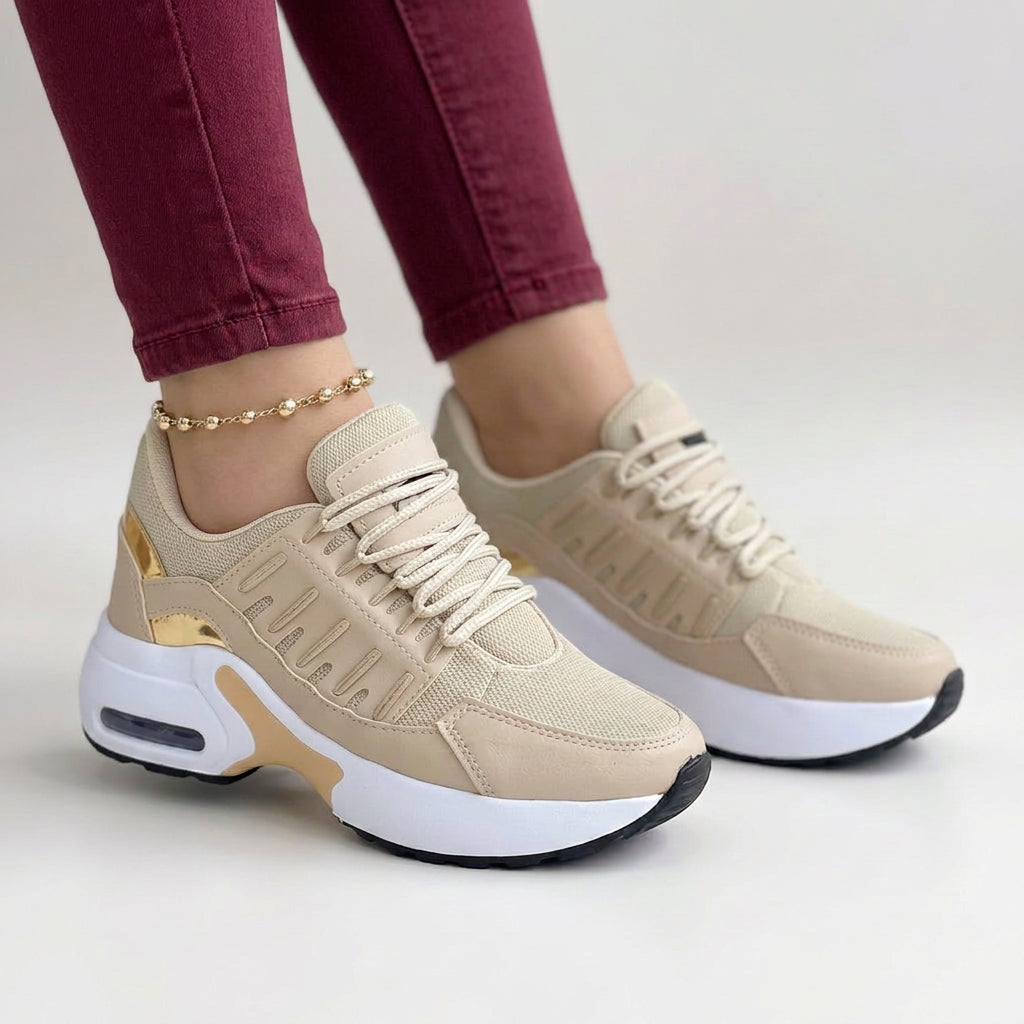 Sneakers – Lace-Up Chunky Sole Sport Style