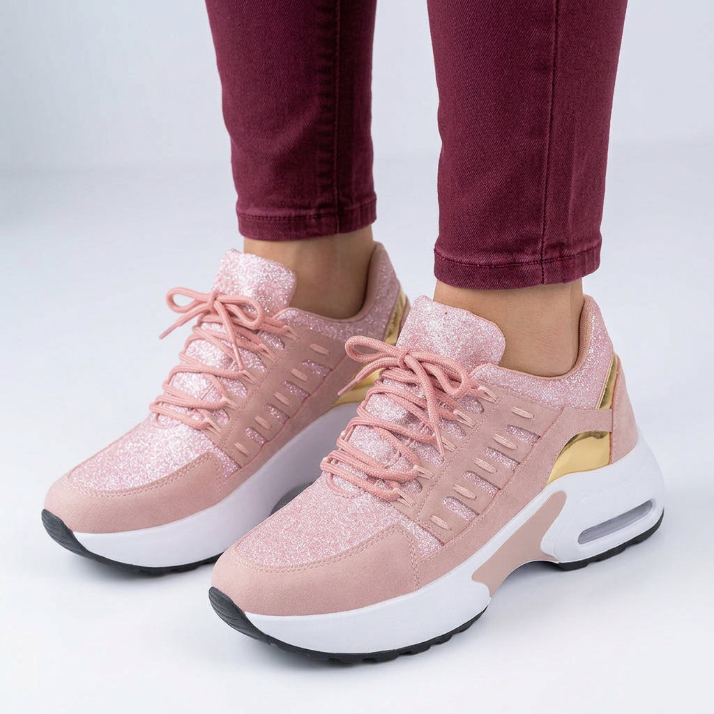 Sneakers – Lace-Up Chunky Sole Sport Style